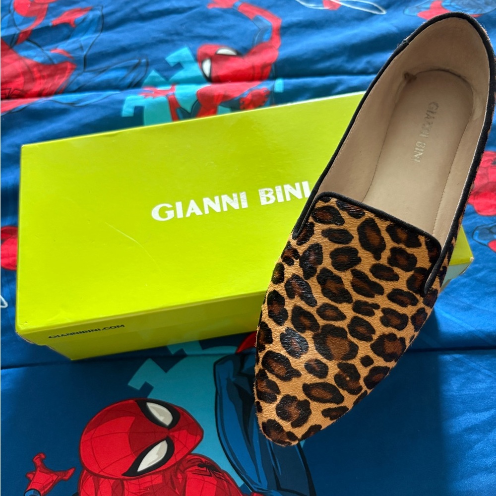 Gianni Bini Leopard Print Women's Loafers